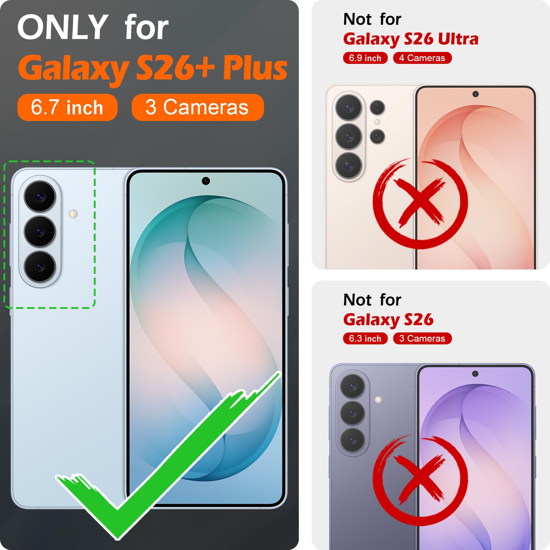 SHIELDON Custodia per Galaxy S26 Plus 5G, Cover a Portafoglio in Pelle con Blocco RFID e Porta Carte, Supporto Magnetico, Cover Protettiva Compatibile con Galaxy S 26+ 6.7" - Viola Glicine