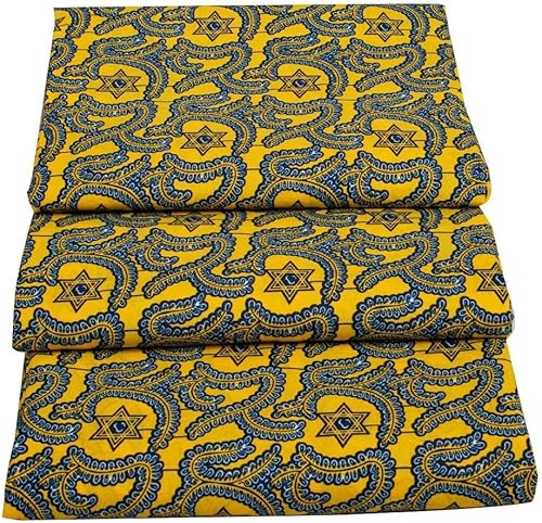 Miniatura 4 de Tela africana 6501 de la tela de la impresión tribal de la tela de la impresión de Dashiki de la tela de Ankara de 6 yardas