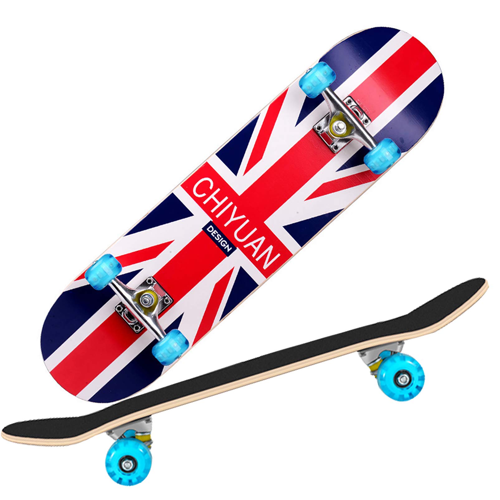 Planche à roulettes débutant pour apprendre le skate facilement en toute sécurité