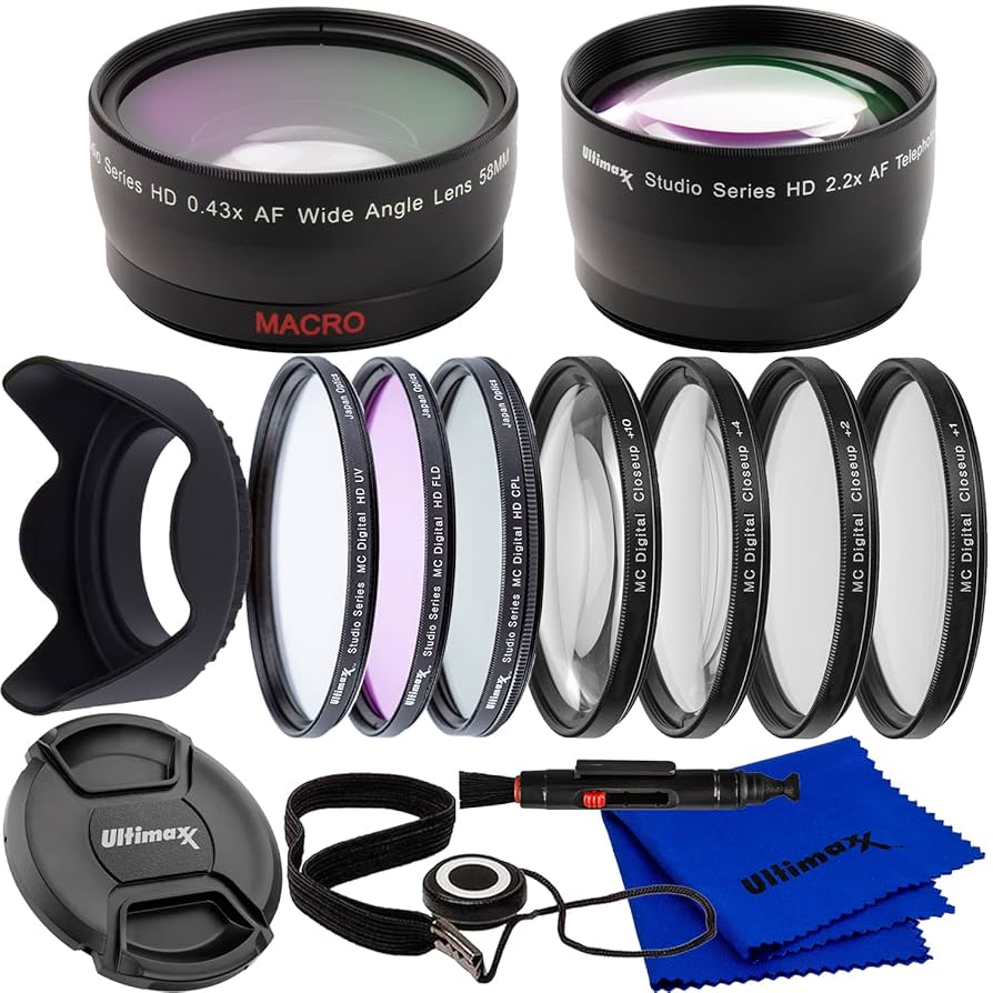 Amazon.com : Ultimaxx 55MM Complete Lens Filter Accessory