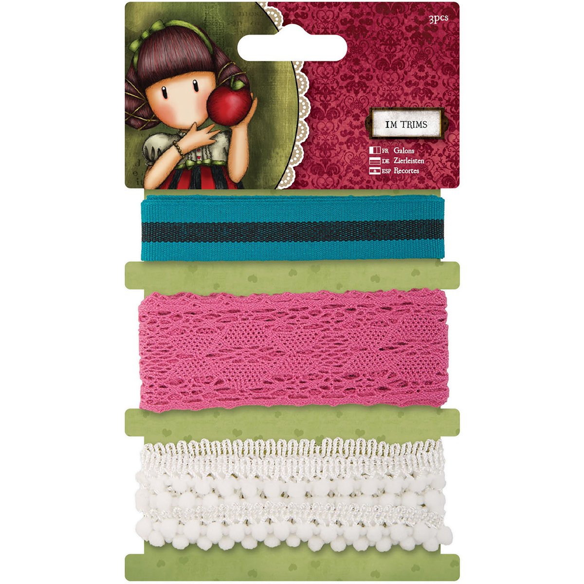 docraftsGorjuss Trim (3 Pack), 1m, Santoro