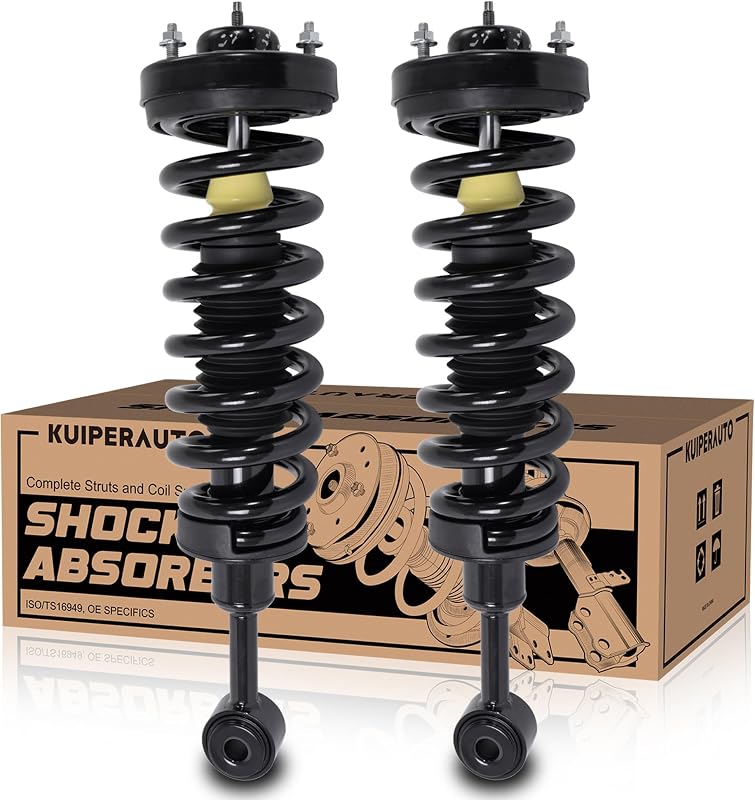 KUIPERAUTO 2 PIEZAS Puntales delanteros Montaje completo Amortiguadores Compatibles para 2004-2008 Ford F150 Compatible para 2006 2007 2008 Lincoln Mark LT 171361 5713614
