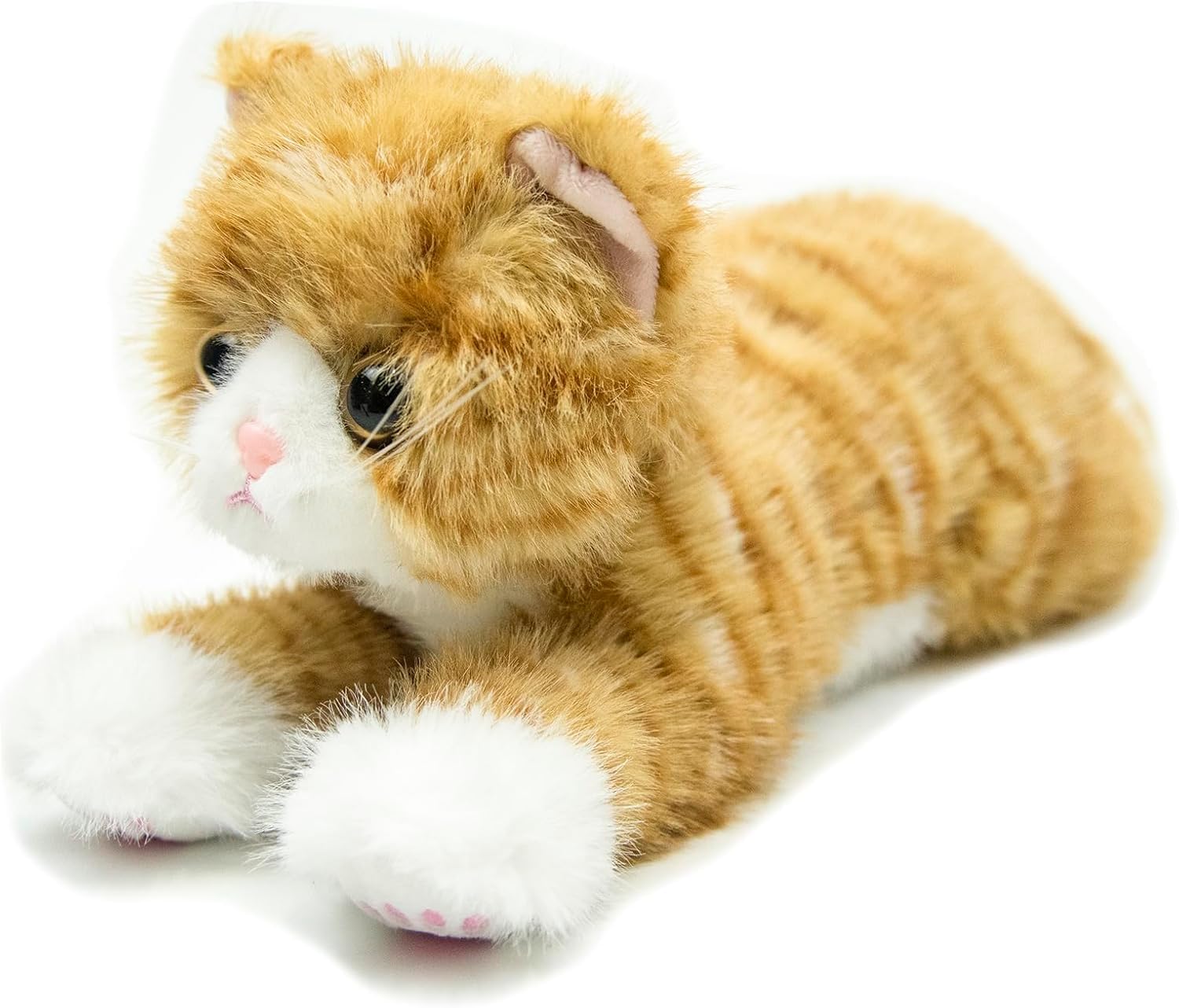 RLOMUTE Weighted Stuffed Animals Cat Teddy, Heatable Coolable, 4.4lb, 38cm