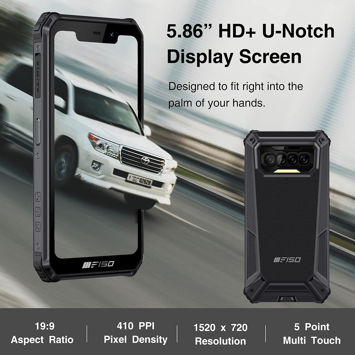 Rugged Smartphone, IIIF150 B2021 4G Dual Sim Free Mobile Phone