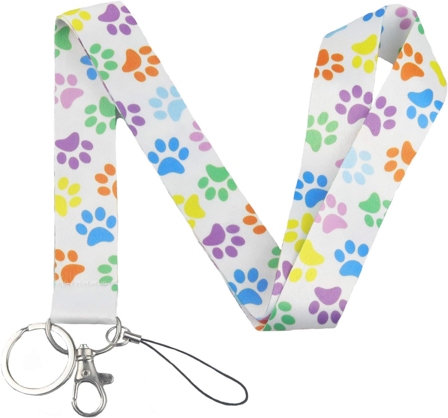 Moose Pet Wear Animal Print Lanyard Satin Cute Key