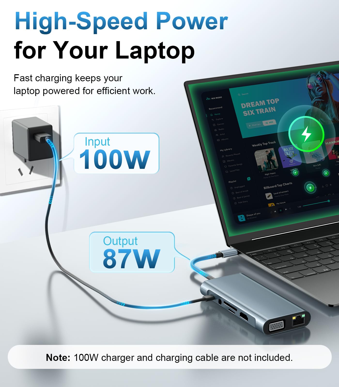 TiMOVO Laptop Docking Station, 11-in-1 USB C Hub per Macbook, Dell, HP