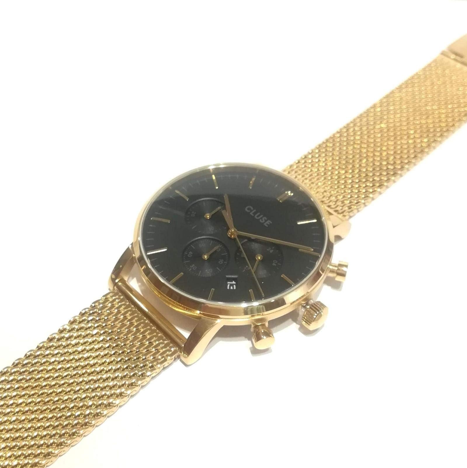 CLUSE Gold Aravis Chronograph Watch CW0101502010, Bracelet