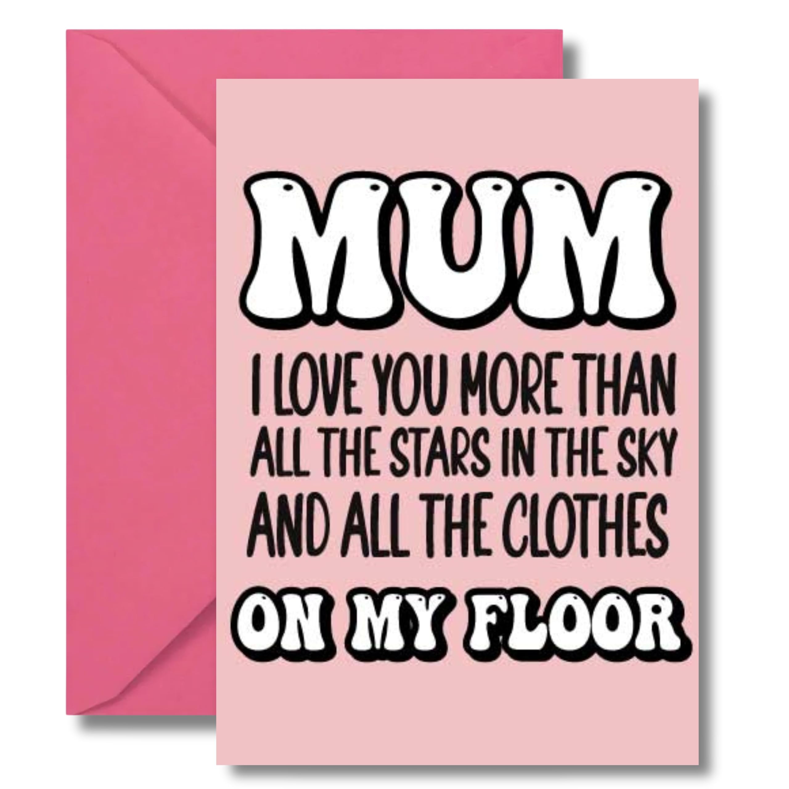 Funny Birthday Mothers Day Card For Mum Cheeky Love Humour From Son Or Daughter - M113