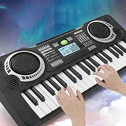 Piano Com Teclado de 37 Teclas, Instrumento de Teclado de Piano Eletrônico Portátil para Crianças (Tipo 2)