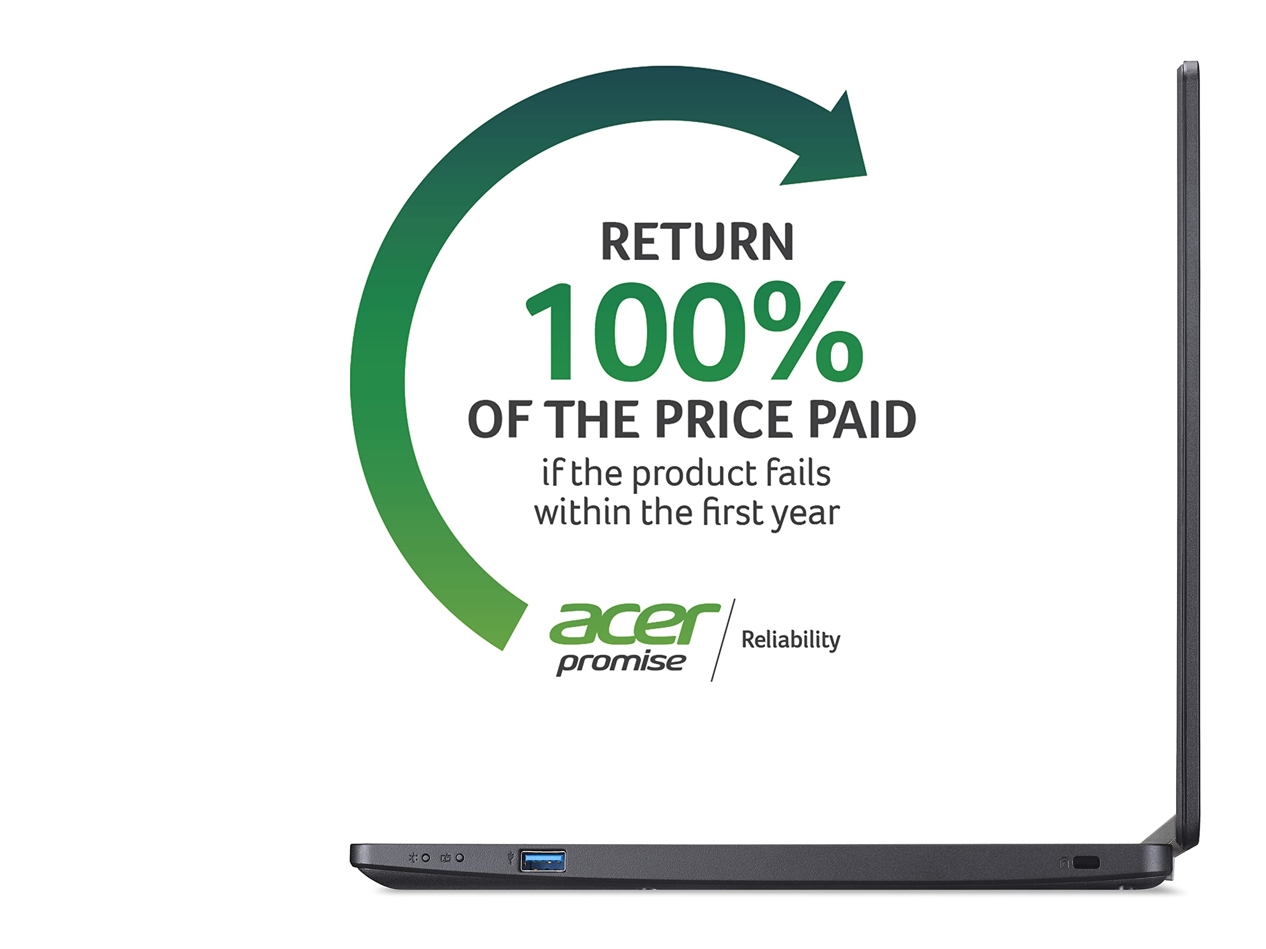 Acer TravelMate P2 TMP214-53 14 inch Commercial Laptop - (Intel Core i5-1135G7, 8GB, 256GB SSD, Full HD Display, Windows 10 Pro, Black)