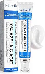 Marianp Creme De Ácido Azelaico 10% Para O Rosto - Acne, Rosácea, Alívio Da Redução Espinhas, Pigmentação E Vermelhidão Cravos Gel Cuidados Faciais Pele