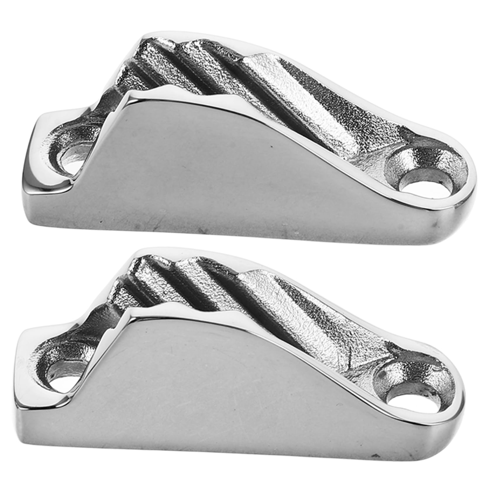 VICASKY Stainless Steel Sailing Cleats Boat Rope Clamp Marine Yacht Ropes Kayak Clam Cleat Boat Holders