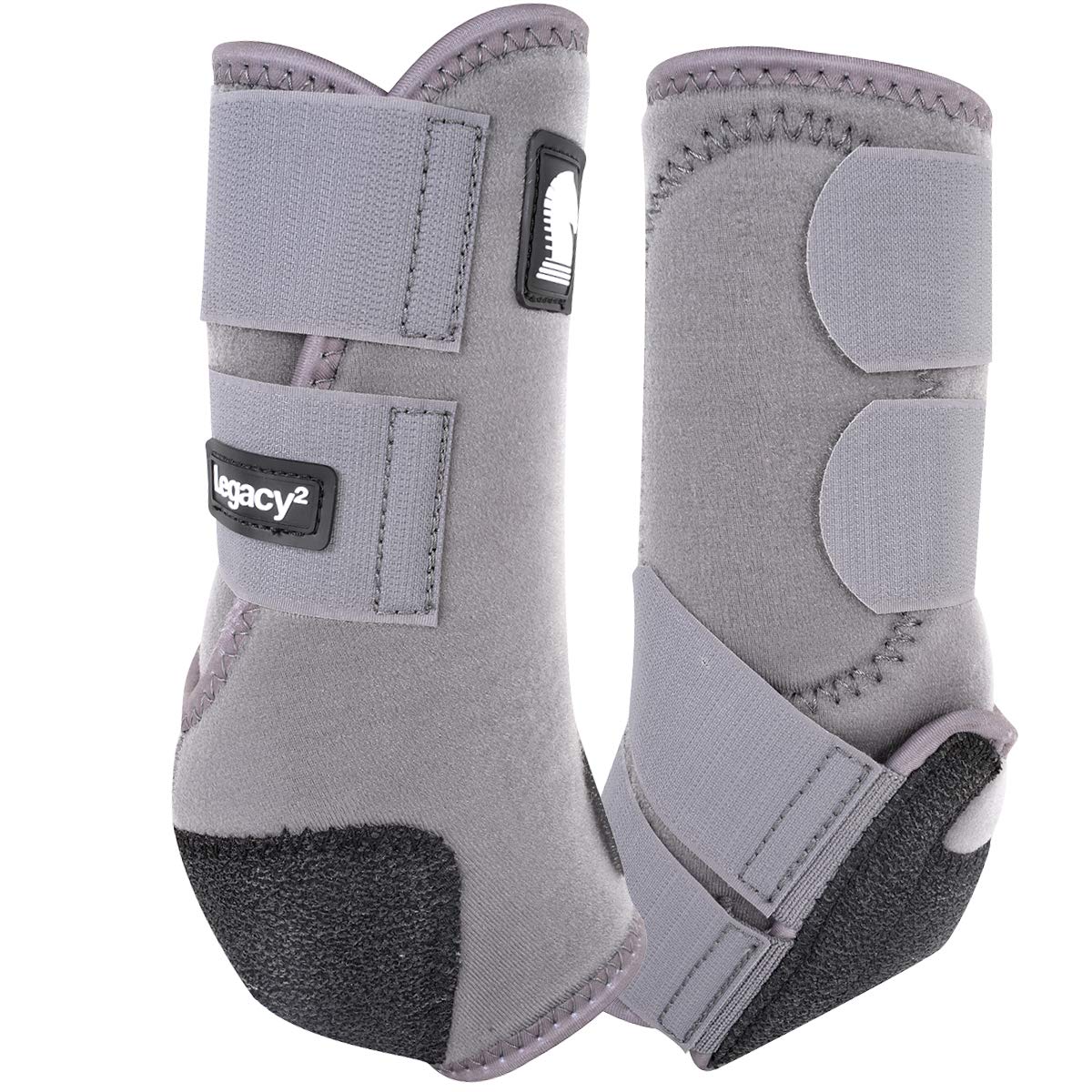 Legacy2 Lot de 2 bottes de protection avant Gris acier Taille S