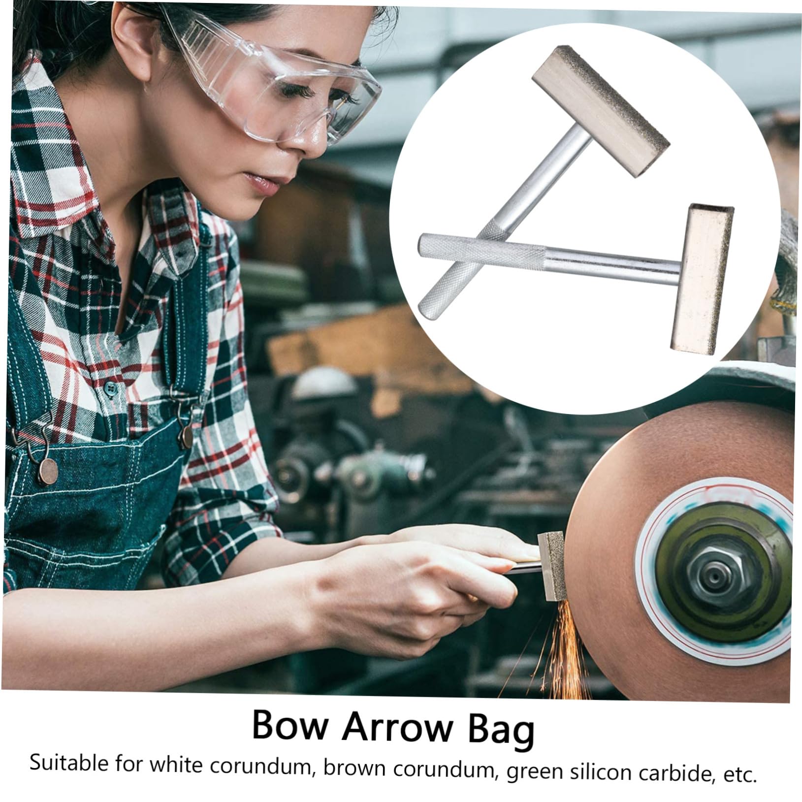 CIYODO 2pcs Diamond Dresser Tool for Bench Grinder Grinding Wheel Dresser for Truing Deburring Precision Grinding Wheel Shaper Comfortable Grip