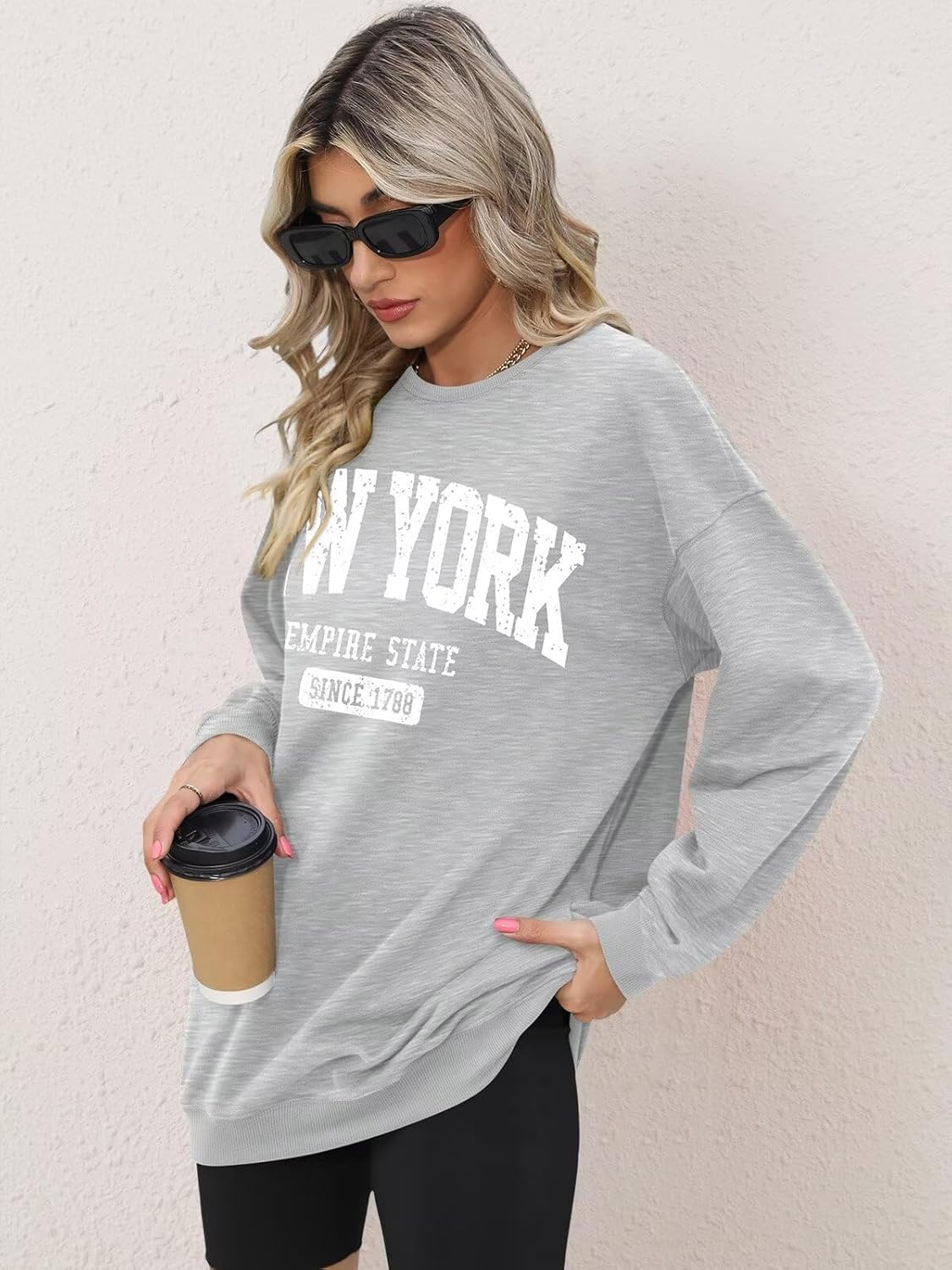 ORANDESIGNE Oversized Graphic Sweatshirt for Women Long Sleeve Crewneck Pullover Casual Fall Hoodie Tops 2026 - Image 5