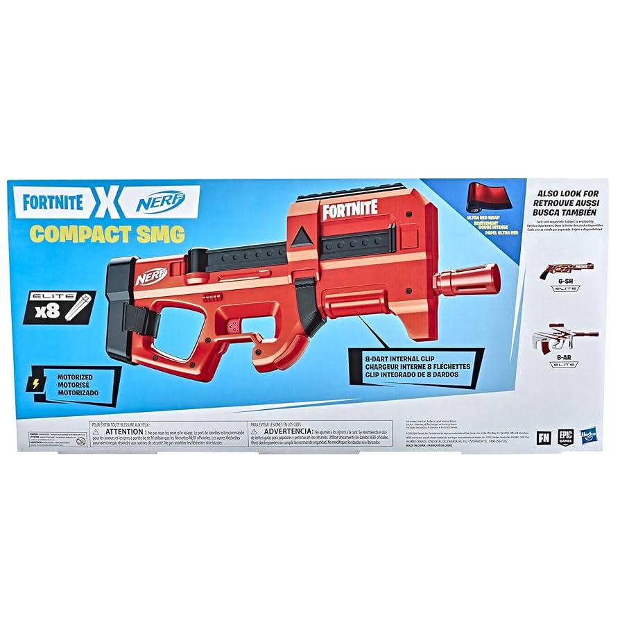 ナーフ　フォートナイトセット 4丁 Amazon | ナーフ フォートナイト コンパクト SMG 電動ダーツ