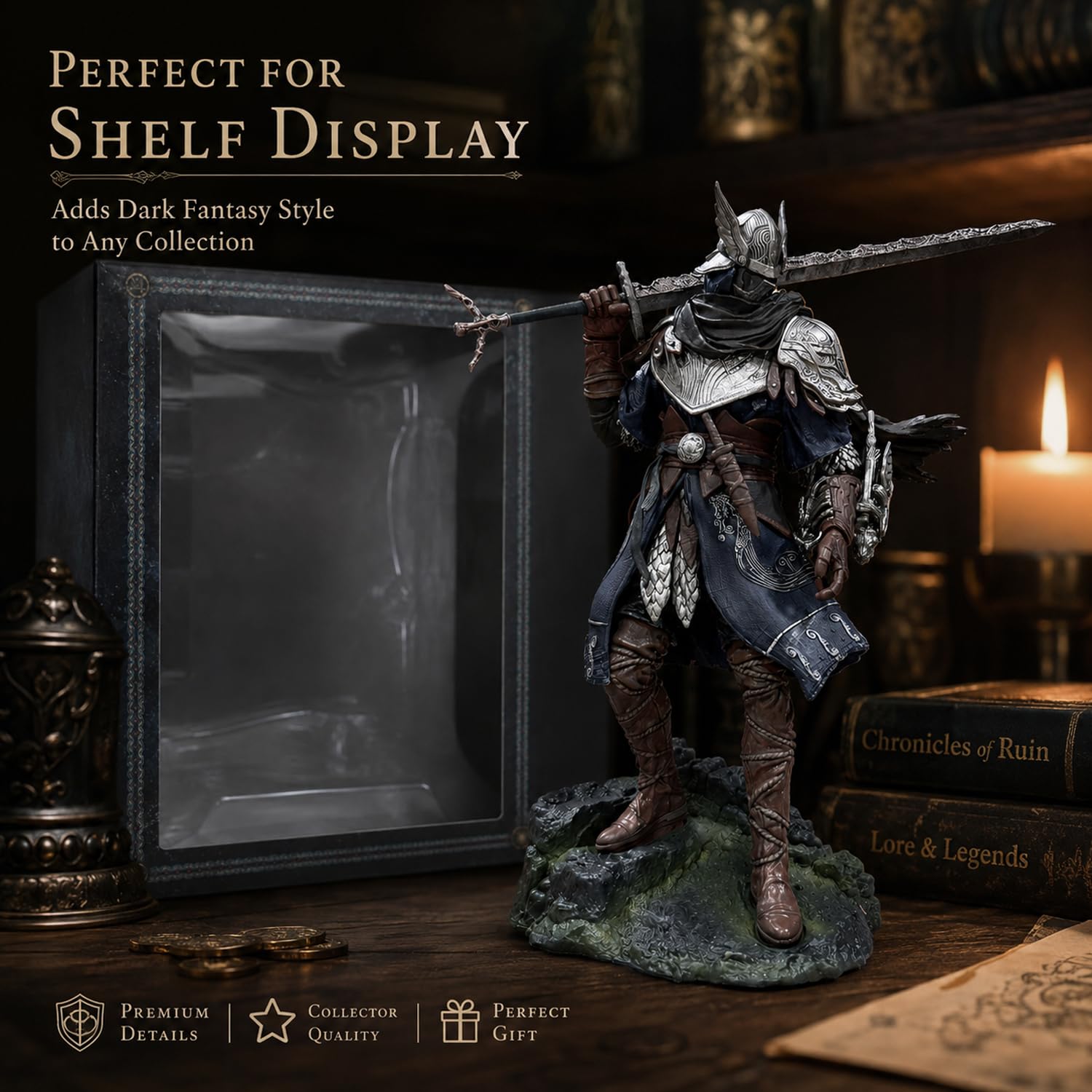 Eldens Ring Nightreign Tracker Figurine Articulée de 24 cm