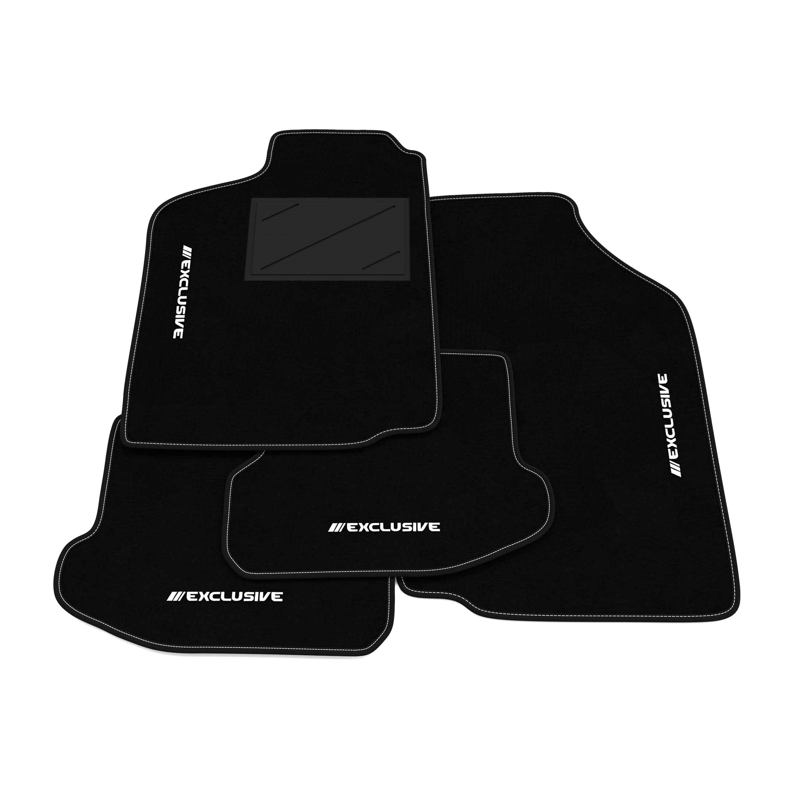 Zestawy dywaników samochodowych kompatybilne z Seat Cordoba 1993-2002 | Zestaw dywaników samochodowych, haft Exclusive, Dywaniki szyte na miarę