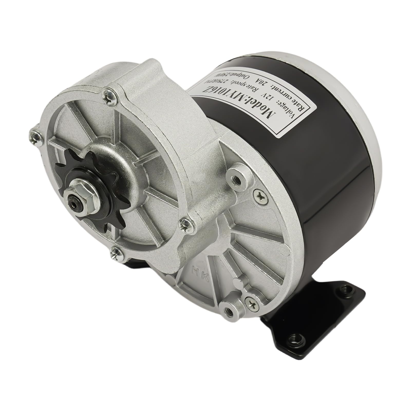 Riduttore motore elettrico 250 W, motoriduttore 2750 giri/min, riduzione della velocità, circa 9:1 rapporto di riduzione per biciclette motorizzate, ciclomotori, minibike
