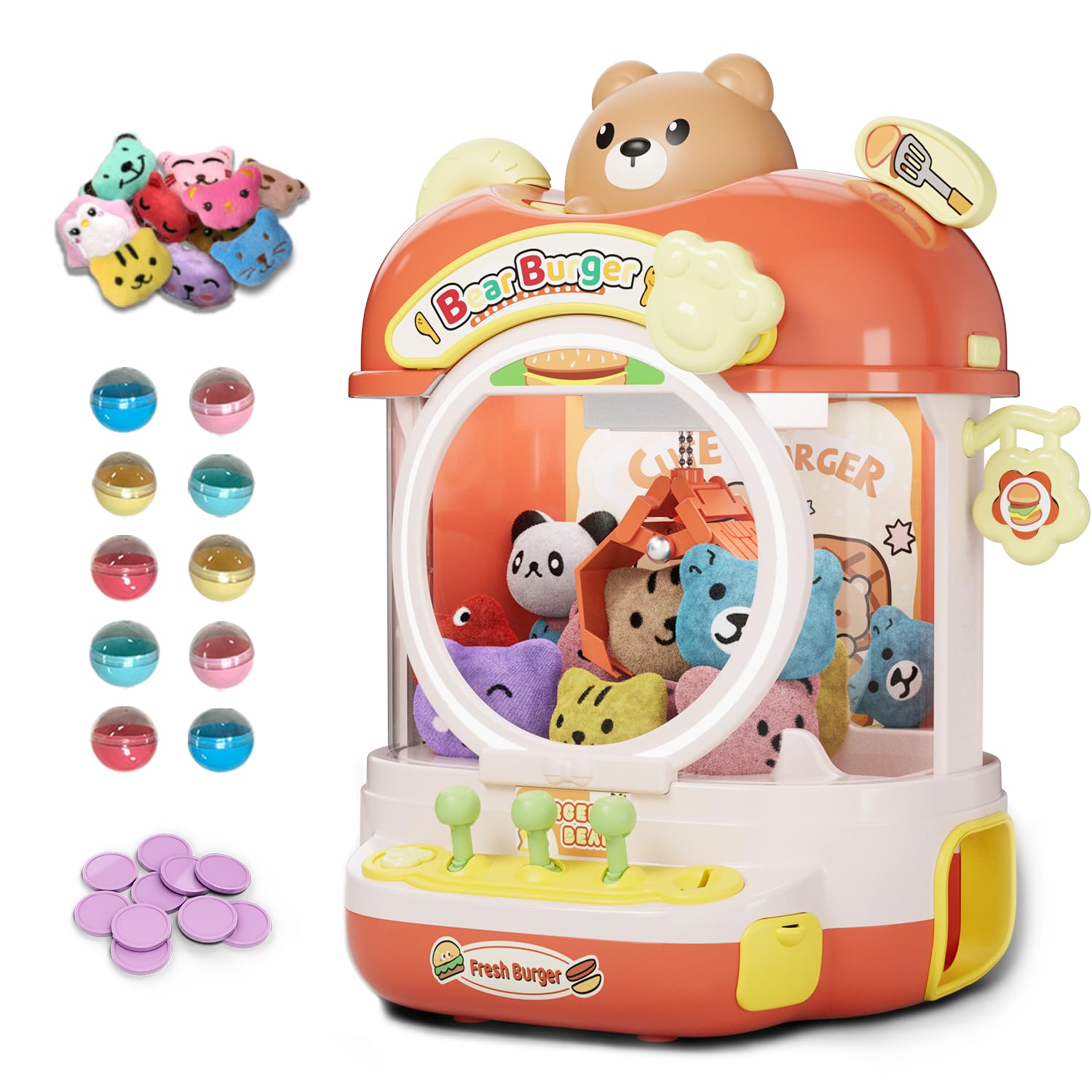 Amazon.com: Joyfox Claw Machine for Kids, Cute Vending Machine for