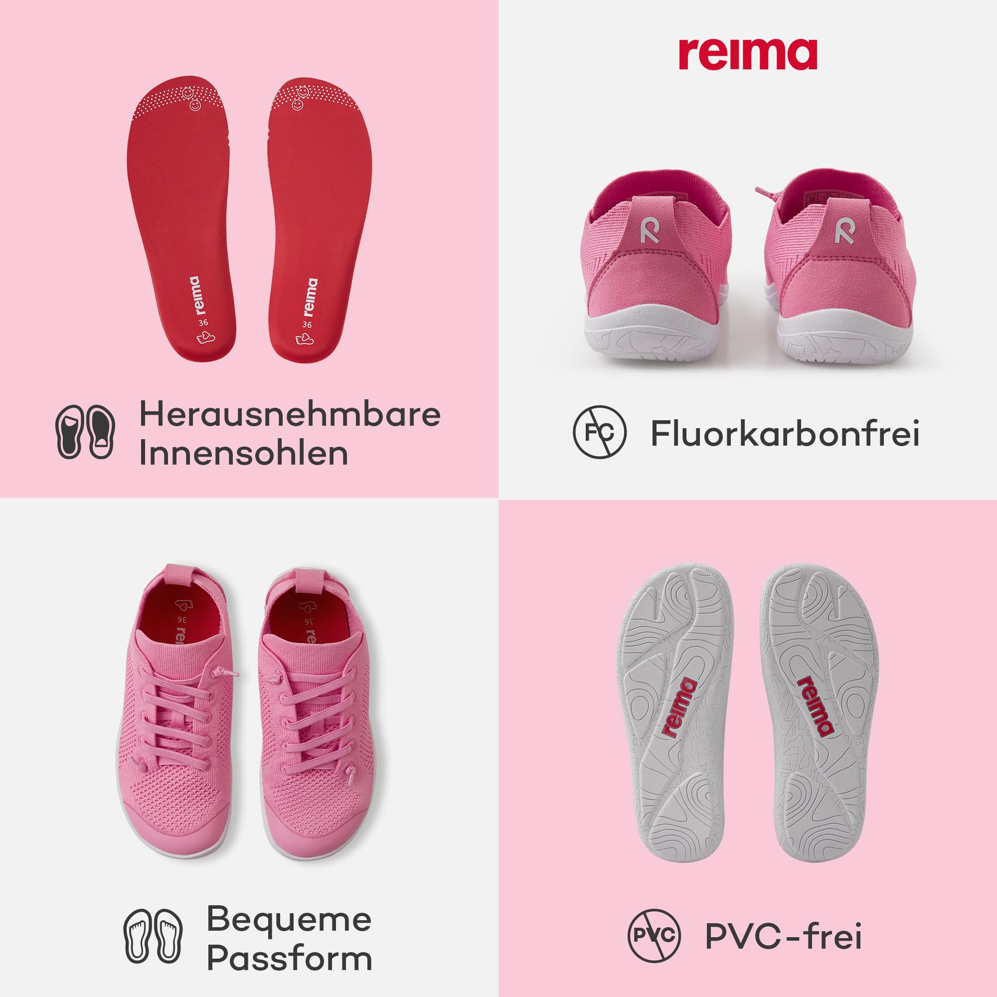 Reima - Astelu Barfußschuhe für Kinder - atmungsatkiver und Flexibler Barfusschuh