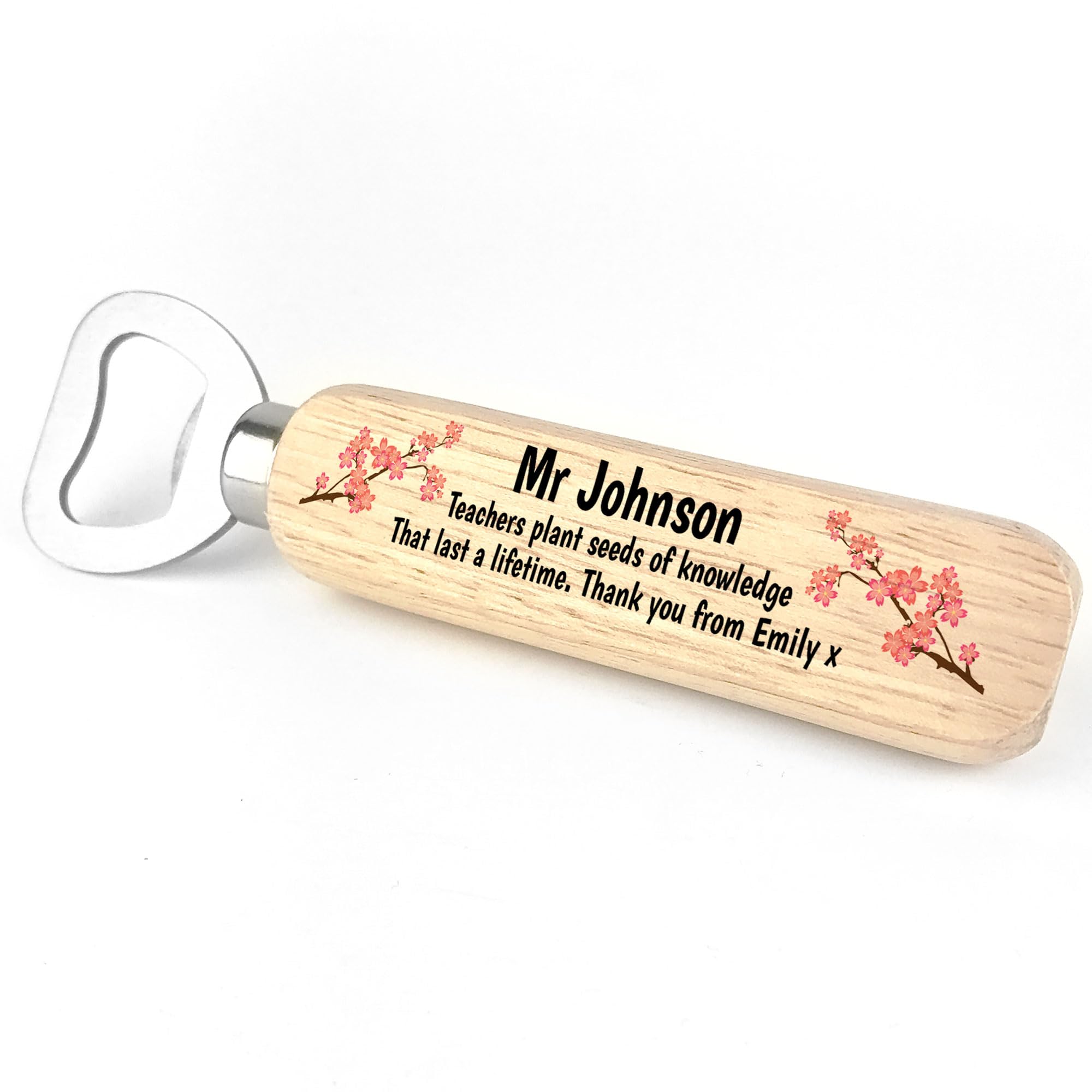 Red Ocean Personalised Gift for Teacher Novelty Leaving School Nursery Gift from Student Thank You Teacher Gifts