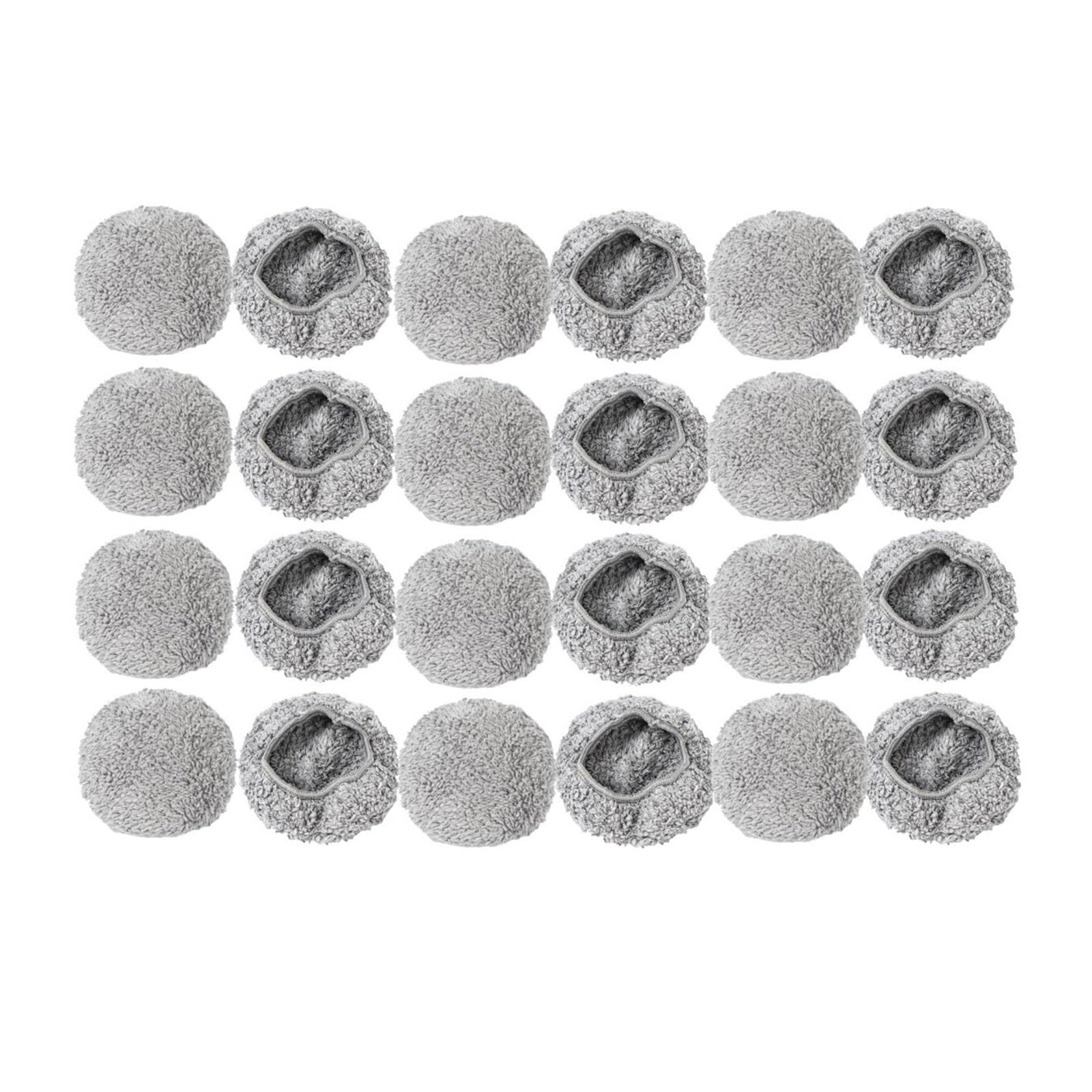 GENTERUN Window Clean Mop Pads，compatible For Hobot，188 168 198 388, Universal Round Mops Cloth Vacuum Cleaner Parts,vacuum Mop Pads