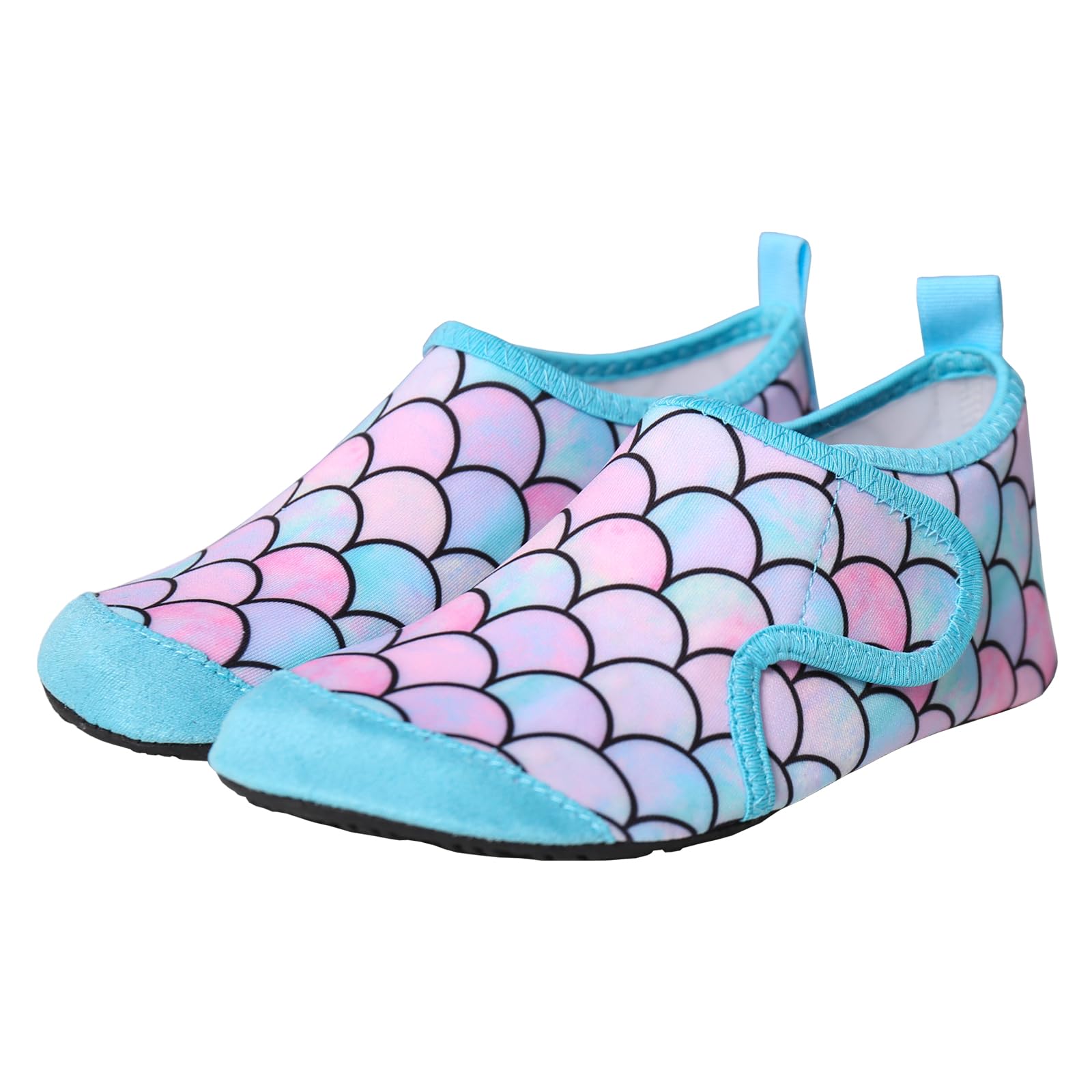 Escarpines Niño Niña Zapatillas Agua Zapatos de Playa y Piscina Calcetines Natación de Antideslizante Calzado para el Agua Zapatos Descalzos para Niños 22-33EU