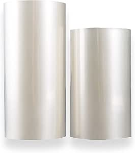 Fantastic Job Cake Collar Chocolate Cake Decorating Acetate Sheet 2 Set (8CMx10M and 10CMx10M)