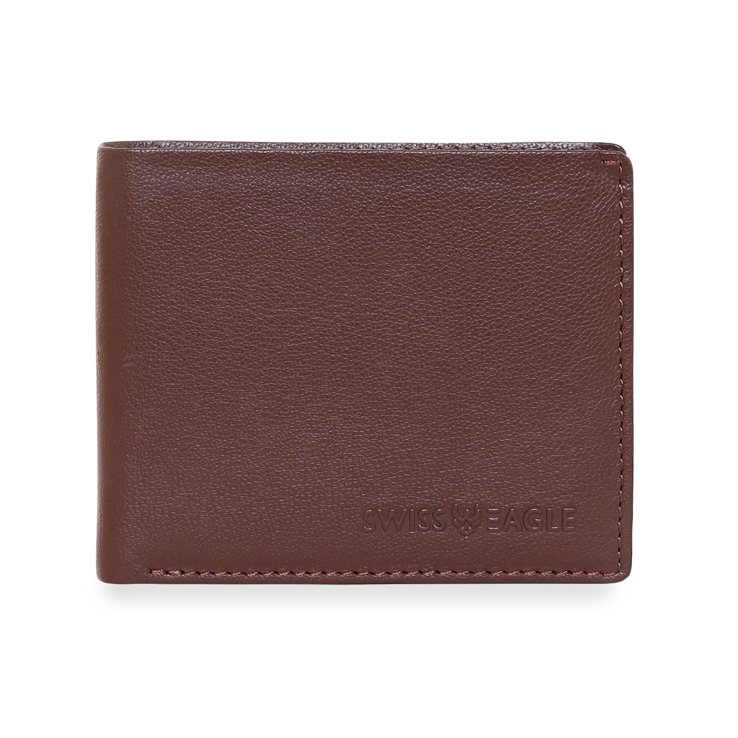 swiss eagle Leather Wallet For Men, Dk Brown-picture-22