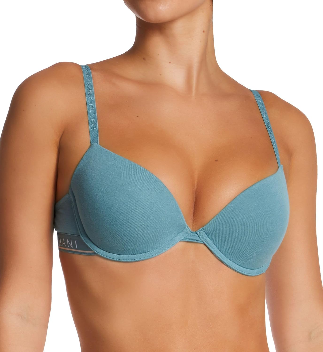 Emporio Armani Women's Iconic Logoband Push Up Bra