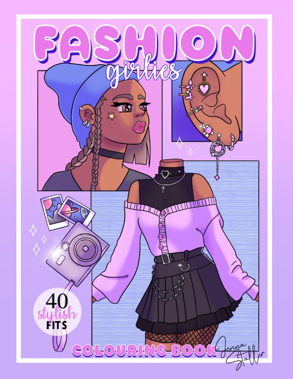 Fashion Girlies: Colouring Book