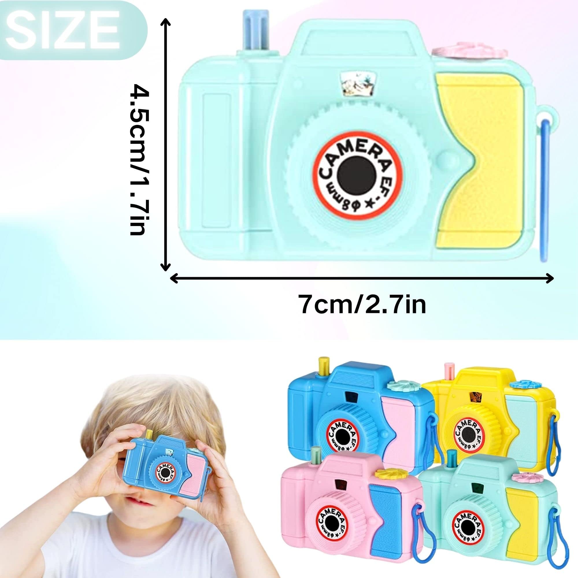4PCS Cámara para niño, Juego Educativo para niños, Juguete de cámara Miniatura con Lente de Imagen de caleidoscopio prismático Animal, Fiesta de Juguete de Fiesta para Niño — view 2