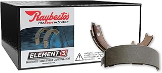 Raybestos Element3 Automotive Replacement Rear Drum Brake Shoes Set for Selected Jeep, Nissan, Dodge, Chrysler Model Years (919PG)