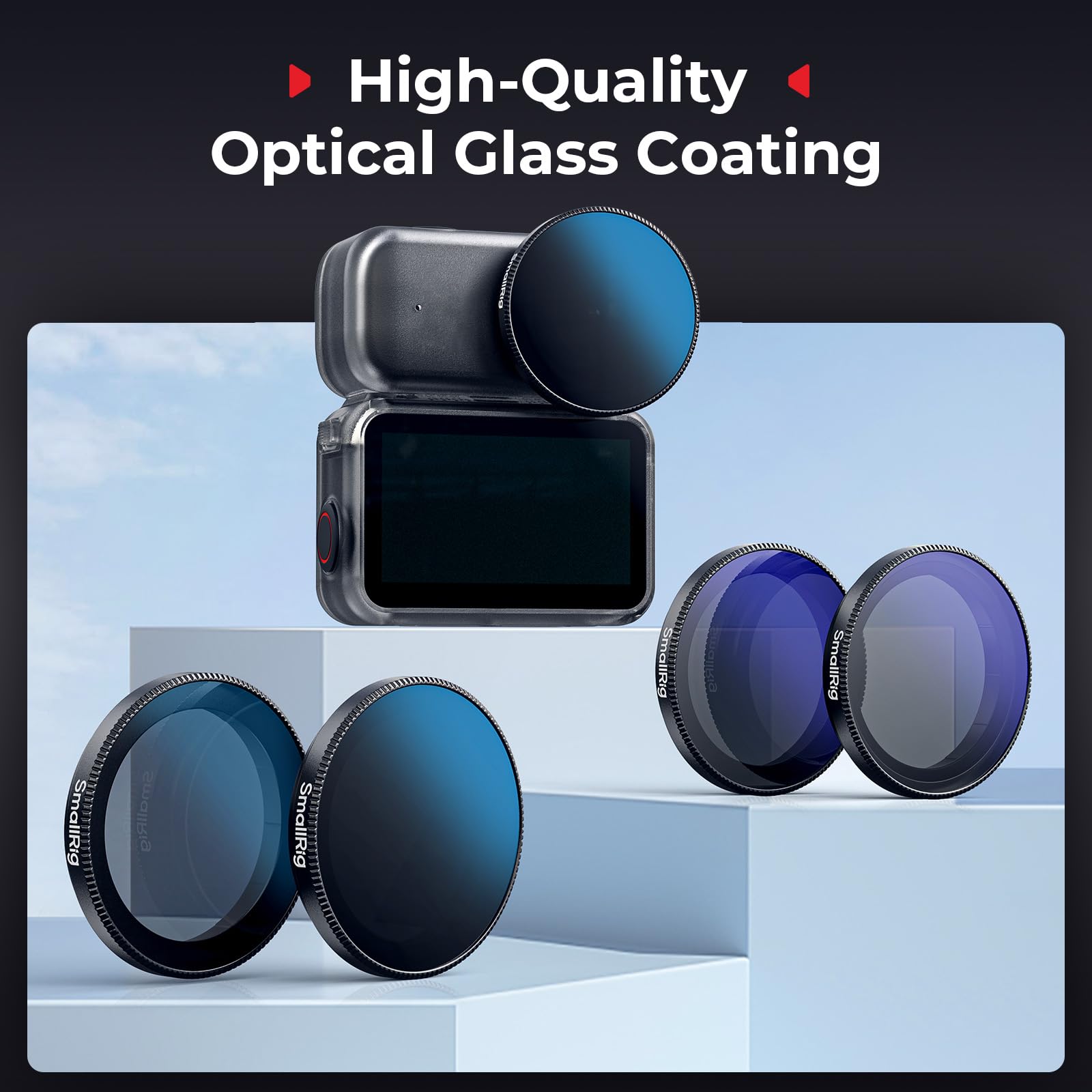 SMALLRIG ND Filterset/CPL für DJI Osmo Nano, inklusive CPL-Polarisationsfilter, ND16-, ND32- und ND64-Filter – 5787