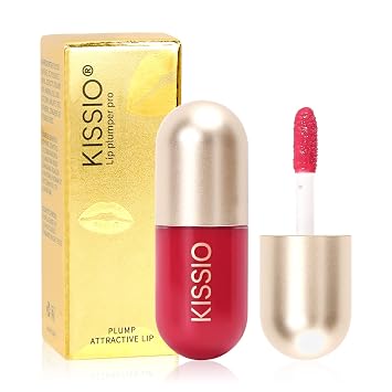 KISSIO Color Lip Plumper,Plant Extracts Plumping Lip Serum