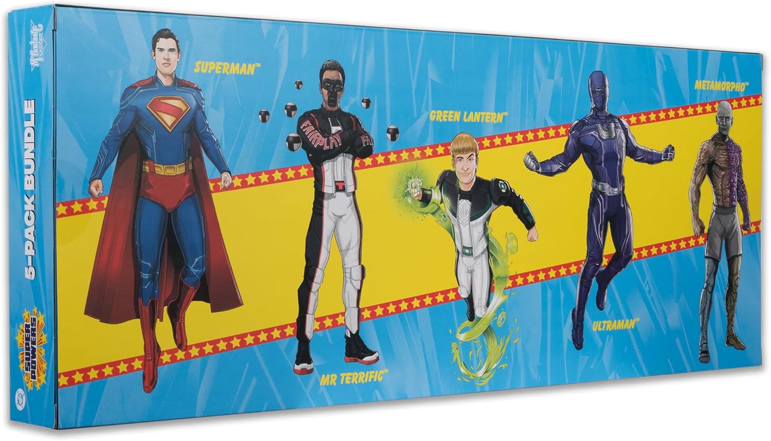 McFarlane Toys- DC Super Powers Superman Movie 5-Pack Bundle Gold Label
