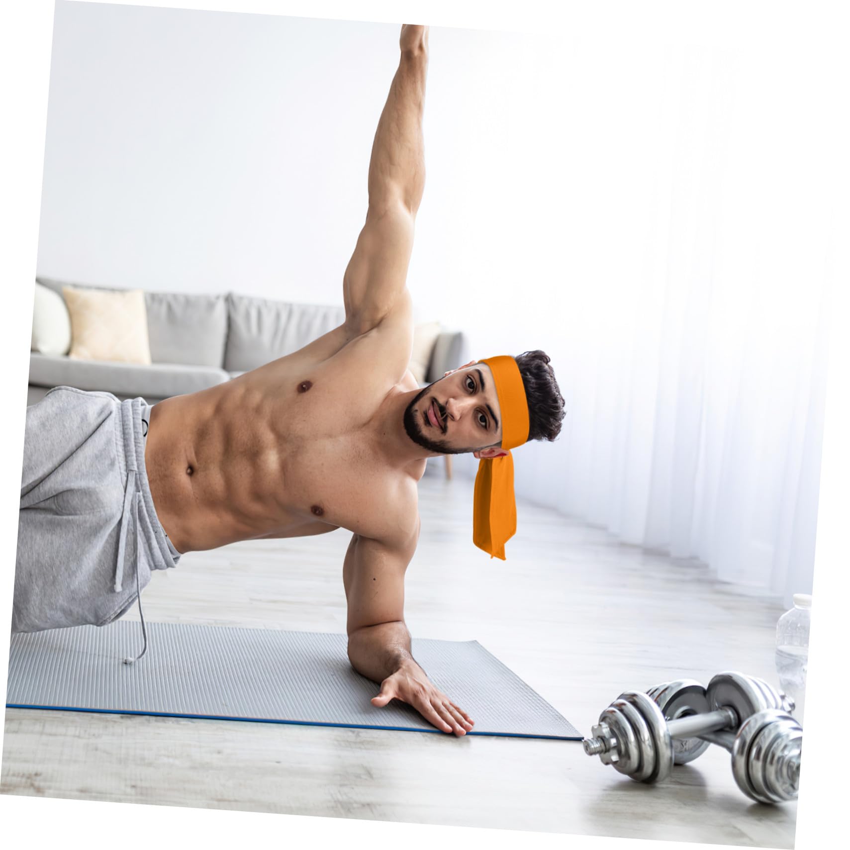 SUPVOX Verstellbare Elastische Schweißbänder Stirnband für Damen aus 95% Polyester und 5% Spandex 15 Stück mit Bequemem Tragegefühl zum Workout und Sport