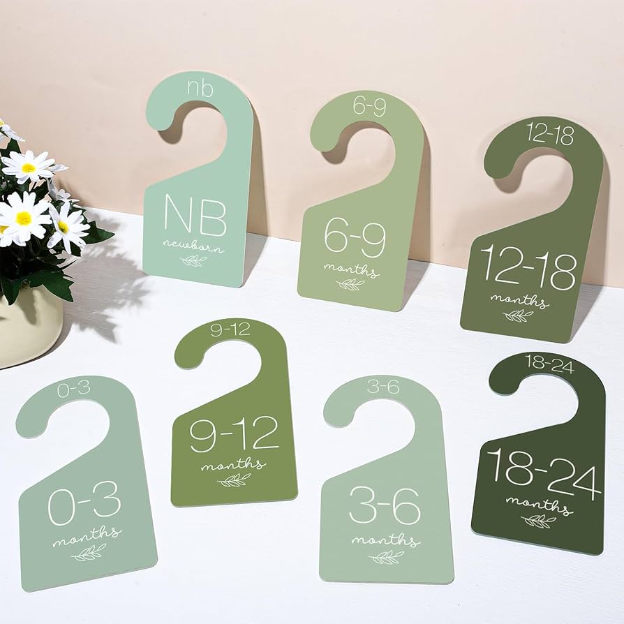 Baby Size Closet Dividers Baby Closet Size Dividers - Set Of 7, Newborn To 24 Costa Rica Baby Closet Organizer