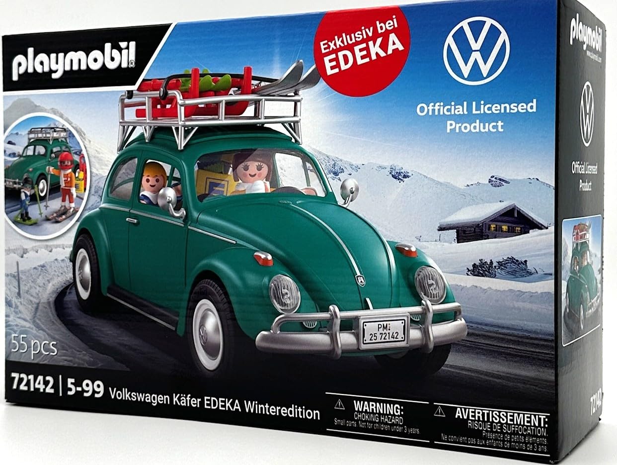 Playmobil 72142 VW Beetle EDEKA Winter Edition