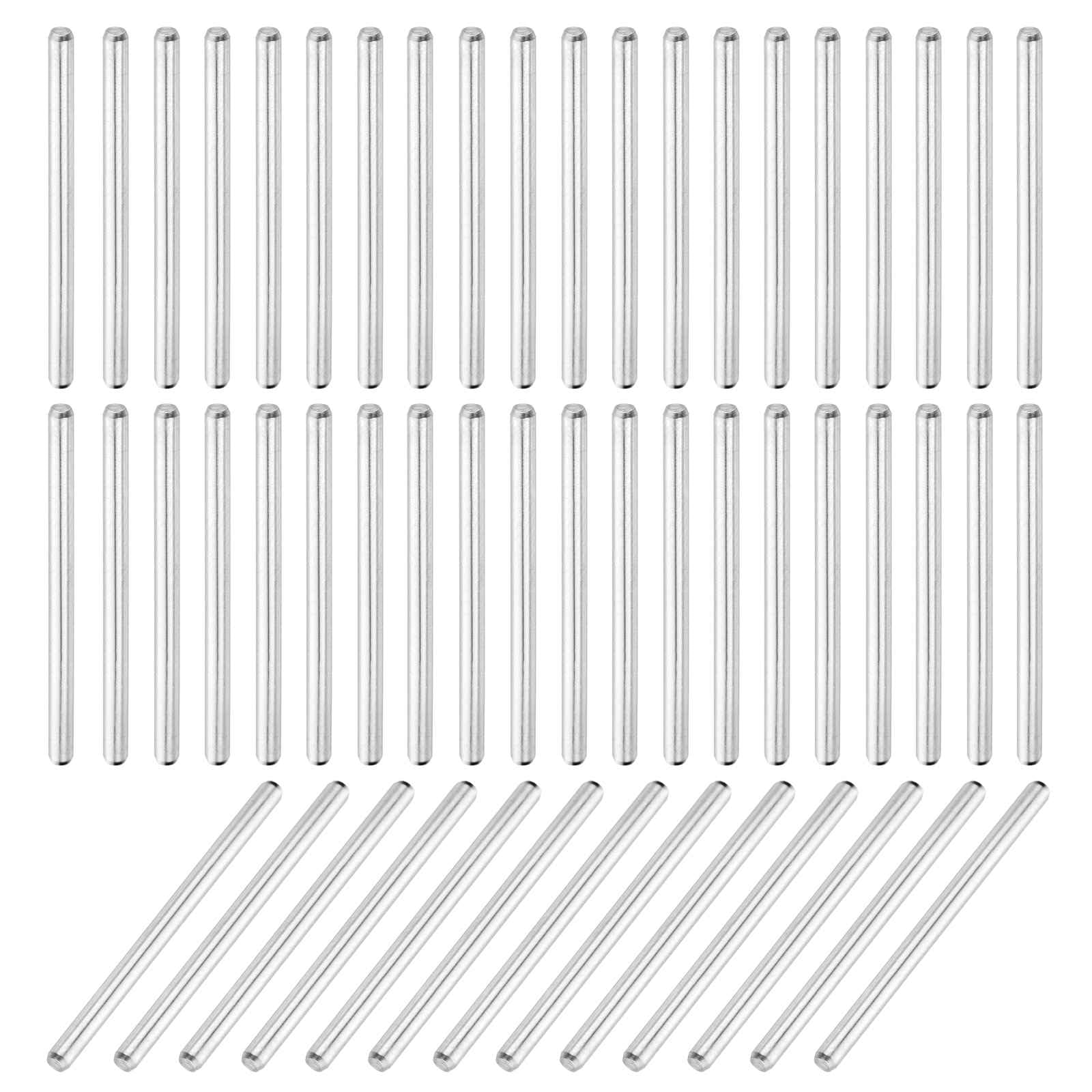 MECCANIXITY 14Pcs Dowel Pin 6mm x 70mm Shelf Support Pin 304 Stainless Steel Shelf Pegs for Shelves Cabinets Furniture Nickel Plated, Silver Tone — Amazon image 11