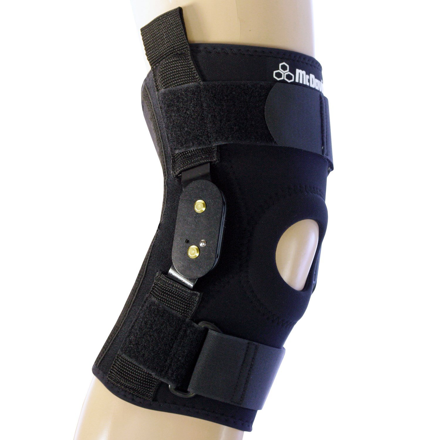 McDavid Classic Logo 429 CL Level 3 Knee Brace W/ Polycentric Hinges Black Large Amazon.co