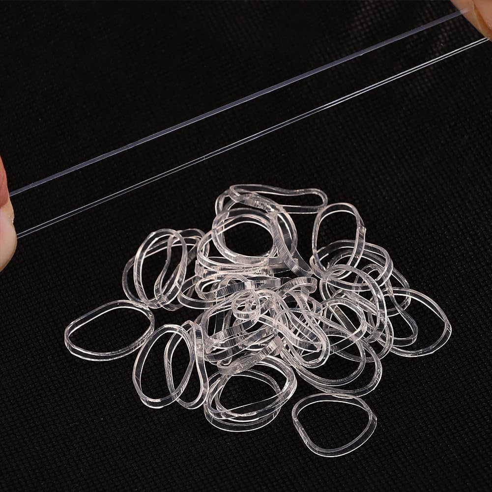 Haarnadeln, 600 Stück, 200 U-förmige Haarnadeln, blondes Haar, 200 Haarnadeln für Frauen, 200 transparente Haarbänder-Set mit Aufbewahrungsbox für Dutts (blond, 5,1 cm und 6,9 cm)
