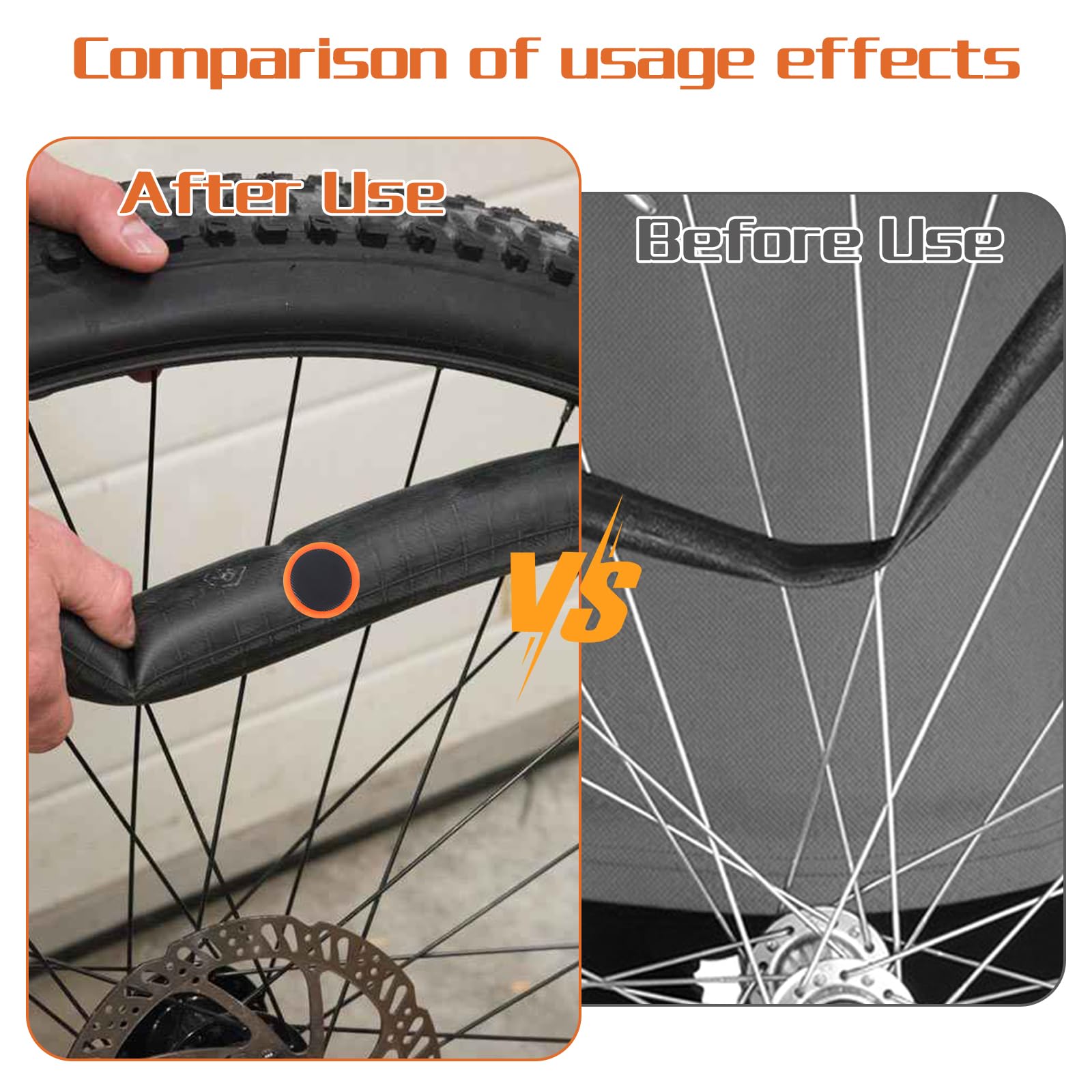 Kit De 40 Rustines Autocollantes Pour Chambre à Air – 2 Tailles, Pour Vélo, VTT, Moto