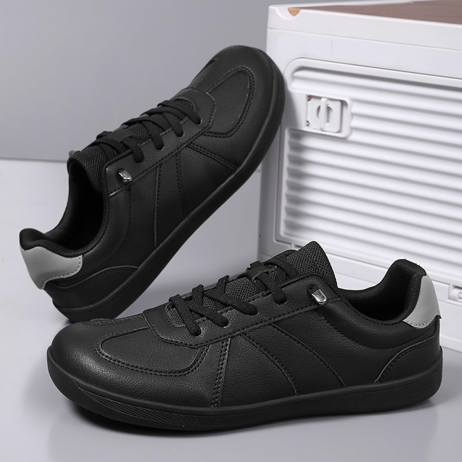 Generisch Herren Sneakers Herren Barfußschuhe Leichte Bequeme Schlüpfschuhe rutschfeste Gymnastikschuhe Atmungsaktive Sportschuhe Unisex für Läufer