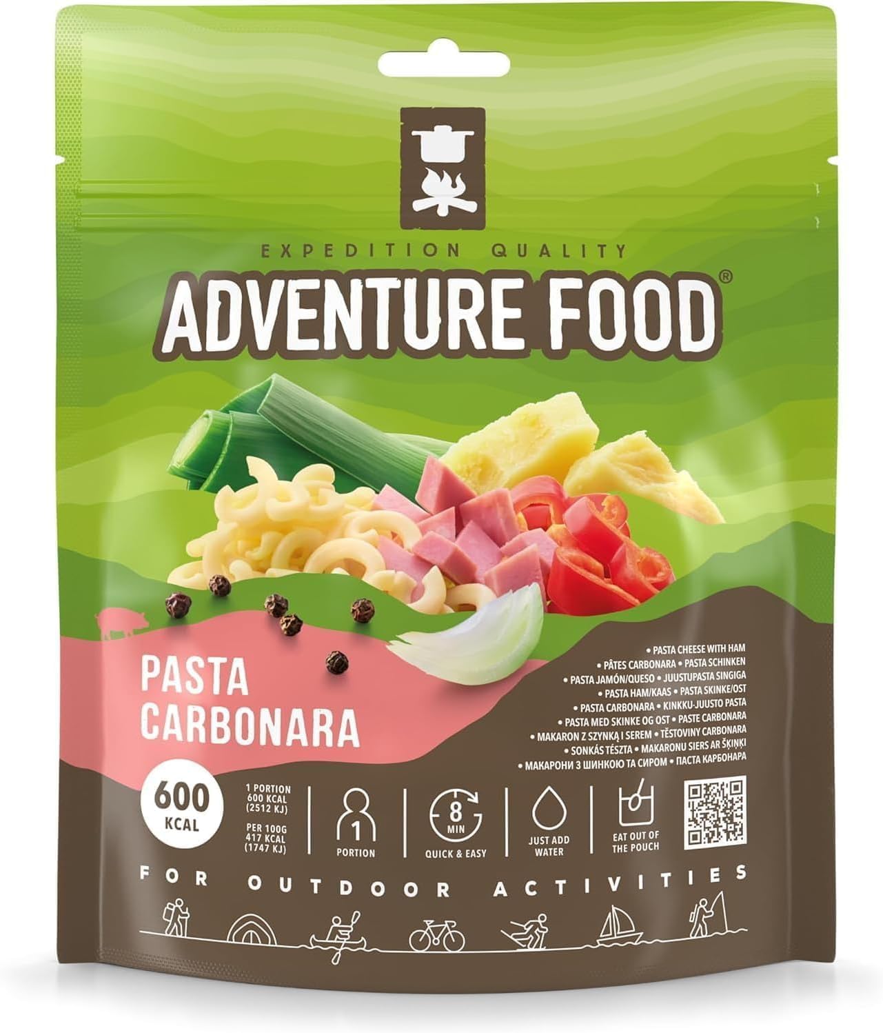 Freeze-dried meal - Carbonara pasta - expedition quality