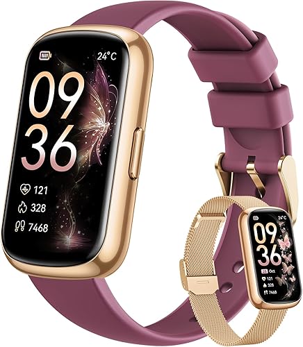 Rastreador de salud para mujeres y hombres monitor de frecuencia cardíaca 24 horas, rastreadores de actividad de oxígeno en sangre Seguimiento de