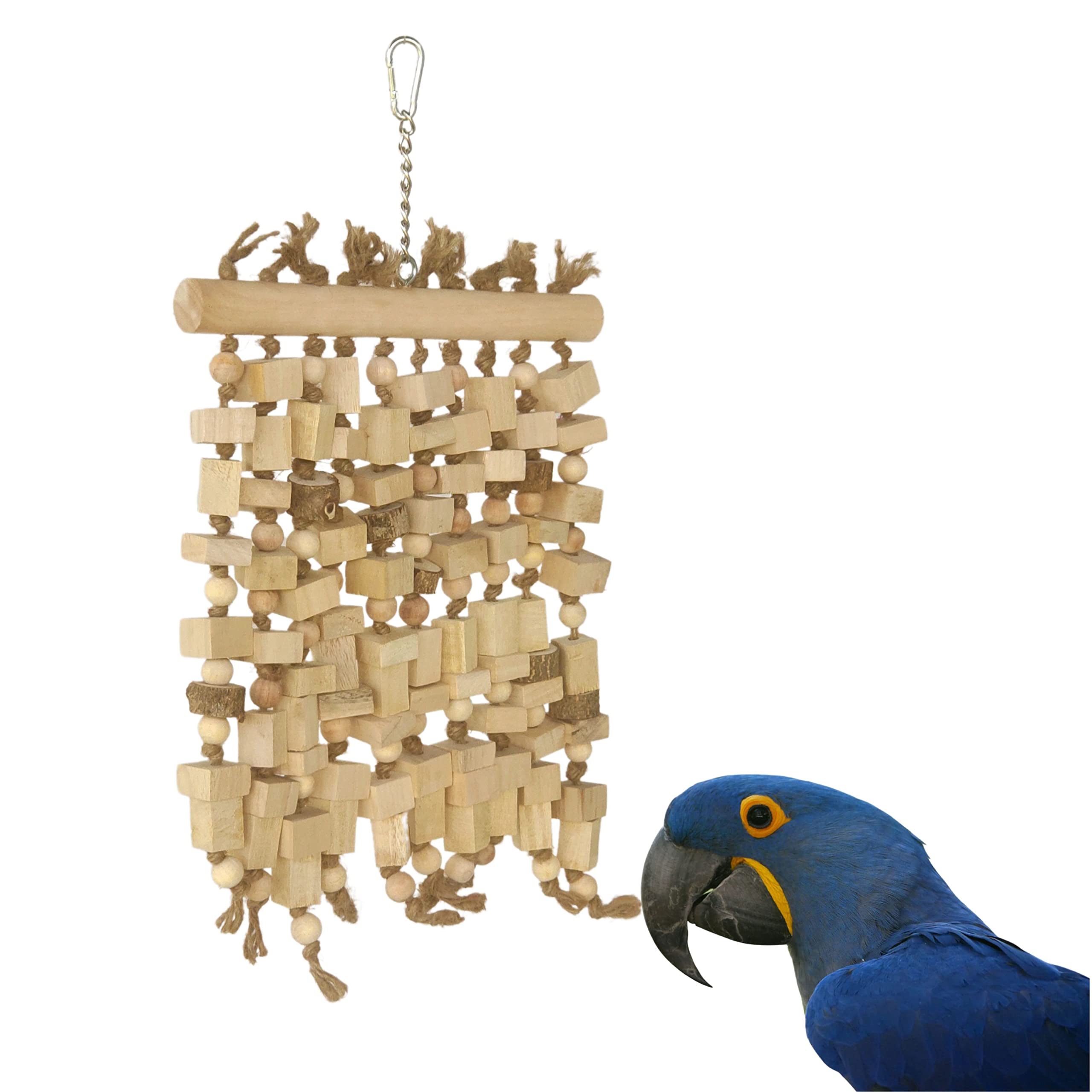 KSK Large Bird Parrot Chewing Toy - Multi Shape Natural Wooden Blocks Bird Parrot Tearing Toys Suggested for Large Macaws cokatoos,African Grey and a Variety of Amazon Parrots (B0BLHYG86X) Amazon Price History, Amazon Price Tracker