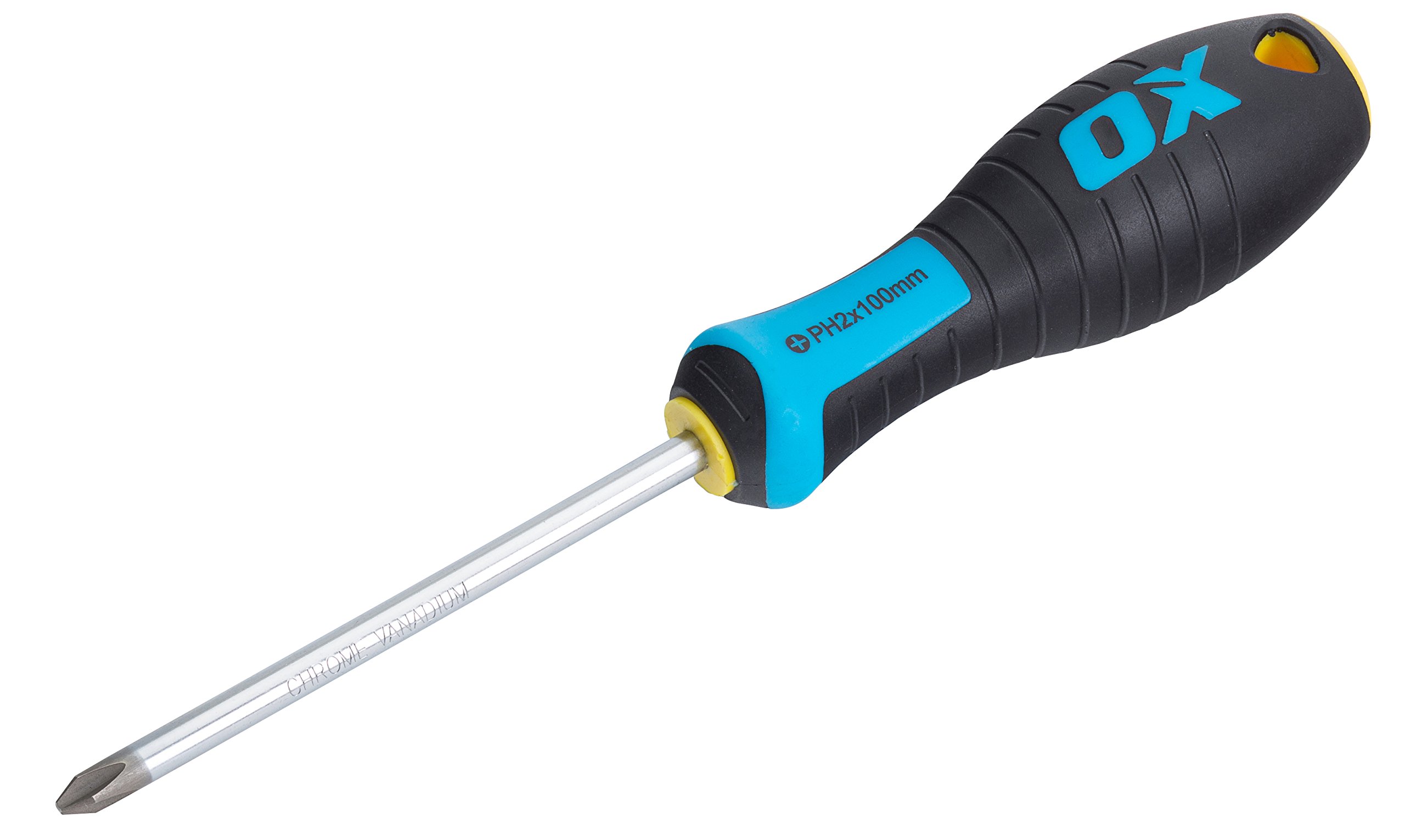 Ox Multi-Colour Pro Phillips Screwdriver Ph2 X 100Mm