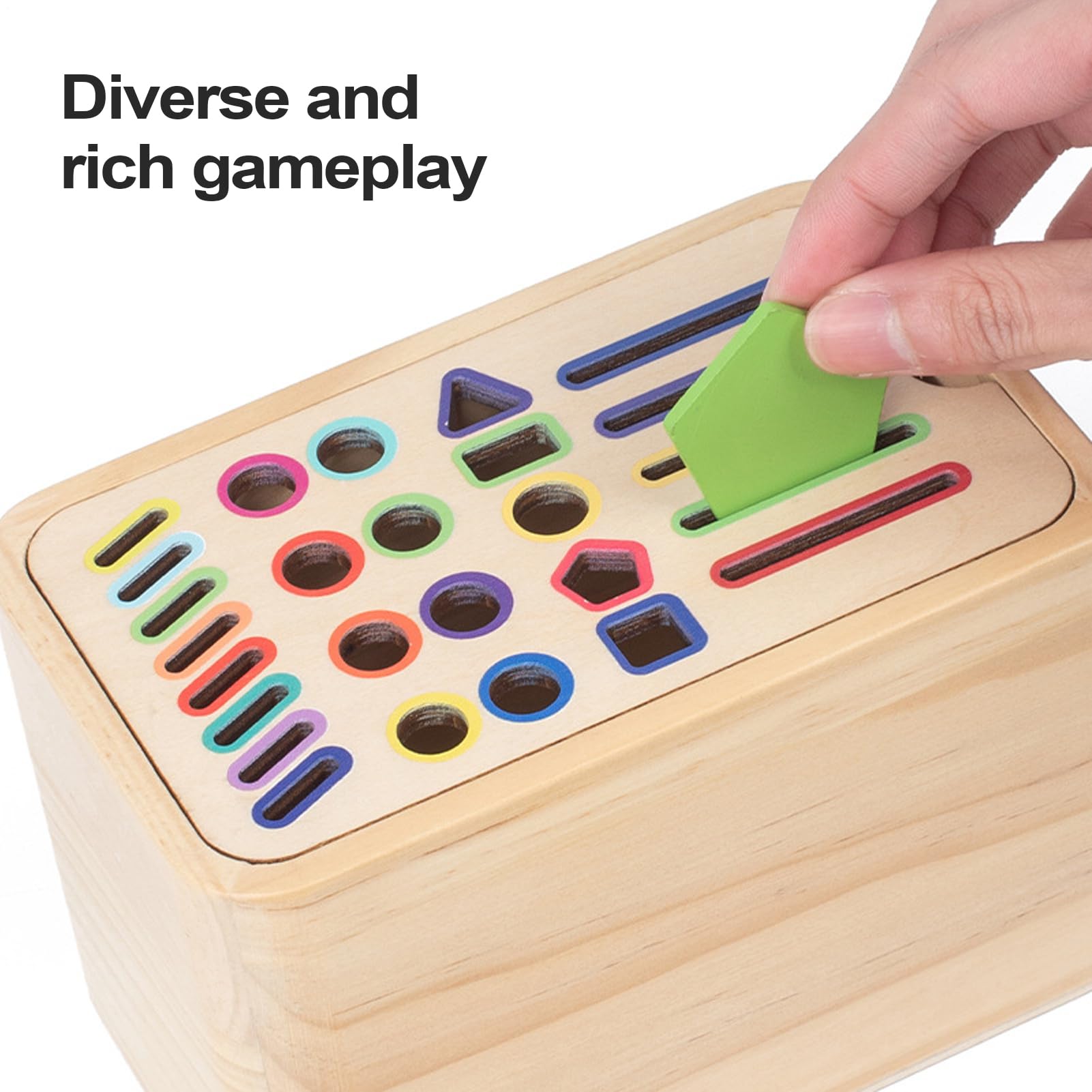 Clasificador De Formas De Pesca Interactivo De Madera Educativo Sensorial